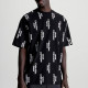 Calvin Klein Ανδρική κοντομάνικη μπλούζα Stacked Logo Aop Tee